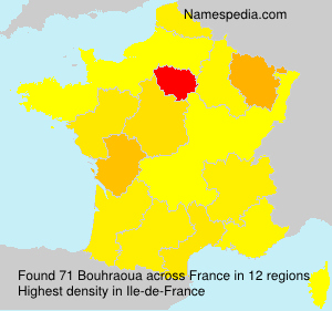 Surname Bouhraoua in France Surname Bouhraoua in France