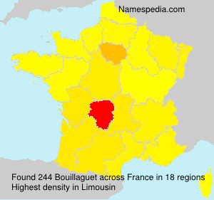 Surname Bouillaguet in France Surname Bouillaguet in France