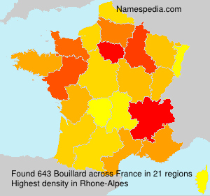 Surname Bouillard in France Surname Bouillard in France