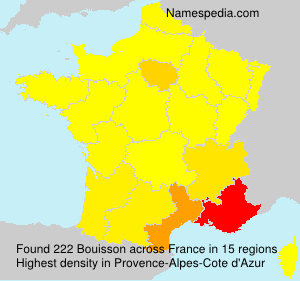 Surname Bouisson in France Surname Bouisson in France