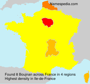 Surname Boujnan in France Surname Boujnan in France
