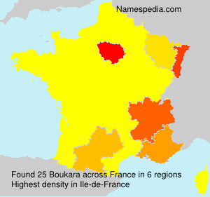 Surname Boukara in France Surname Boukara in France