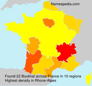 Surname Boukhal in France Surname Boukhal in France