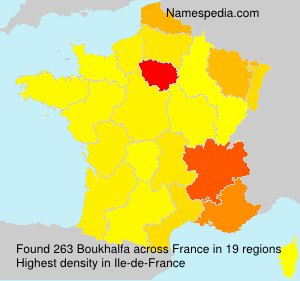 Surname Boukhalfa in France Surname Boukhalfa in France
