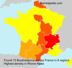 Surname Boukhedenna in France Surname Boukhedenna in France