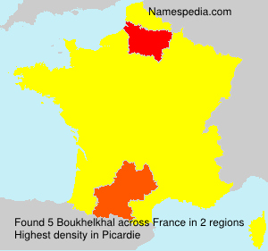Surname Boukhelkhal in France Surname Boukhelkhal in France