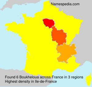 Surname Boukheloua in France Surname Boukheloua in France