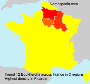 Surname Boukhercha in France Surname Boukhercha in France