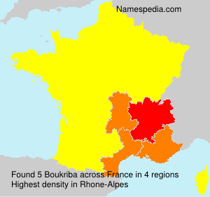 Surname Boukriba in France Surname Boukriba in France