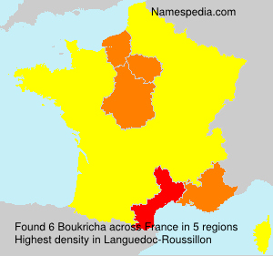 Surname Boukricha in France Surname Boukricha in France