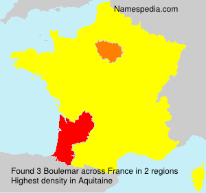 Surname Boulemar in France Surname Boulemar in France