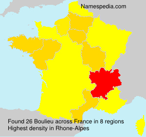 Surname Boulieu in France Surname Boulieu in France