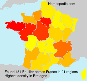 Surname Boullier in France Surname Boullier in France