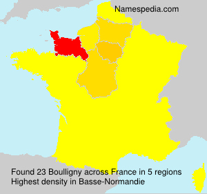 Surname Boulligny in France Surname Boulligny in France
