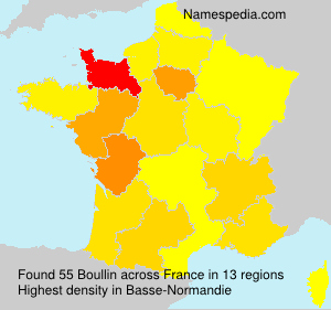 Surname Boullin in France Surname Boullin in France
