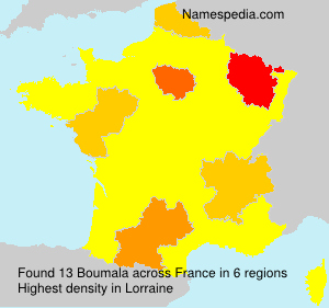 Surname Boumala in France Surname Boumala in France