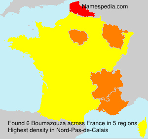 Surname Boumazouza in France Surname Boumazouza in France