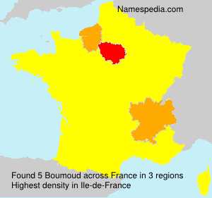 Surname Boumoud in France Surname Boumoud in France