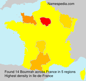 Surname Boumrah in France Surname Boumrah in France
