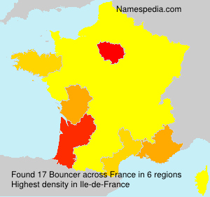 Surname Bouncer in France Surname Bouncer in France