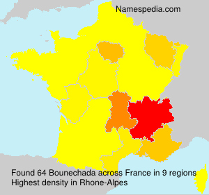 Surname Bounechada in France Surname Bounechada in France