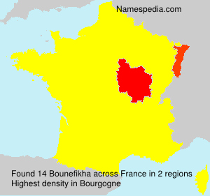 Surname Bounefikha in France Surname Bounefikha in France