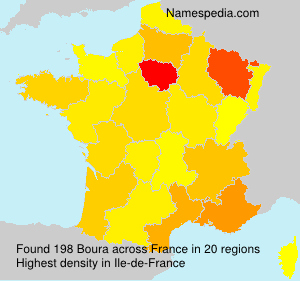 Surname Boura in France Surname Boura in France