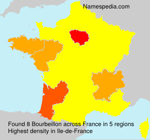 Surname Bourbeillon in France Surname Bourbeillon in France