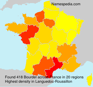 Surname Bourdel in France Surname Bourdel in France
