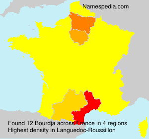 Surname Bourdja in France Surname Bourdja in France