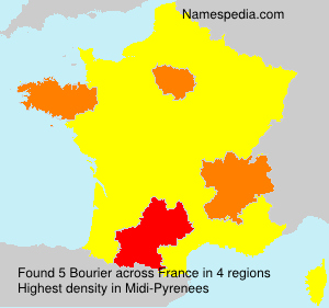 Surname Bourier in France Surname Bourier in France