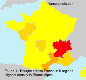 Surname Bourjas in France Surname Bourjas in France