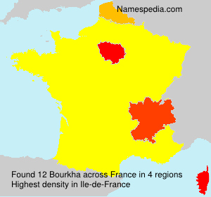 Surname Bourkha in France Surname Bourkha in France