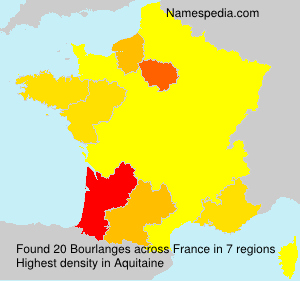 Surname Bourlanges in France Surname Bourlanges in France