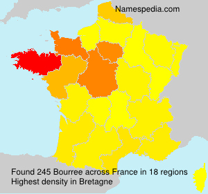 Surname Bourree in France Surname Bourree in France