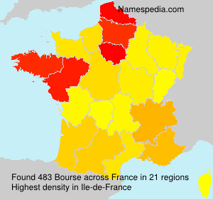Surname Bourse in France Surname Bourse in France