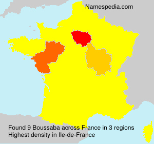 Surname Boussaba in France Surname Boussaba in France