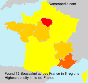 Surname Boussalmi in France Surname Boussalmi in France