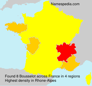 Surname Bousselot in France Surname Bousselot in France