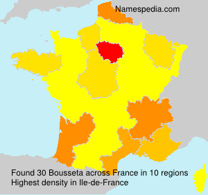 Surname Bousseta in France Surname Bousseta in France