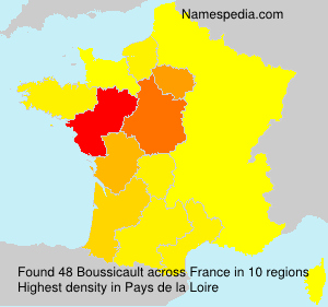 Surname Boussicault in France Surname Boussicault in France
