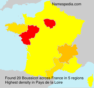 Surname Boussicot in France Surname Boussicot in France