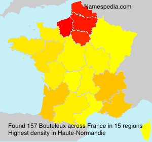 Surname Bouteleux in France Surname Bouteleux in France