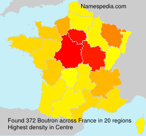 Surname Boutron in France Surname Boutron in France