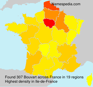 Surname Bouvart in France Surname Bouvart in France