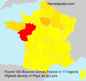 Surname Bouvron in France Surname Bouvron in France