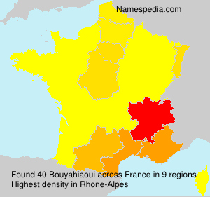 Surname Bouyahiaoui in France Surname Bouyahiaoui in France
