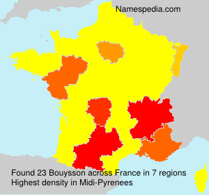 Surname Bouysson in France Surname Bouysson in France