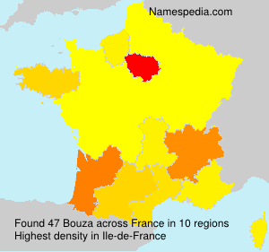 Surname Bouza in France Surname Bouza in France