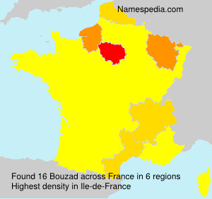 Surname Bouzad in France Surname Bouzad in France